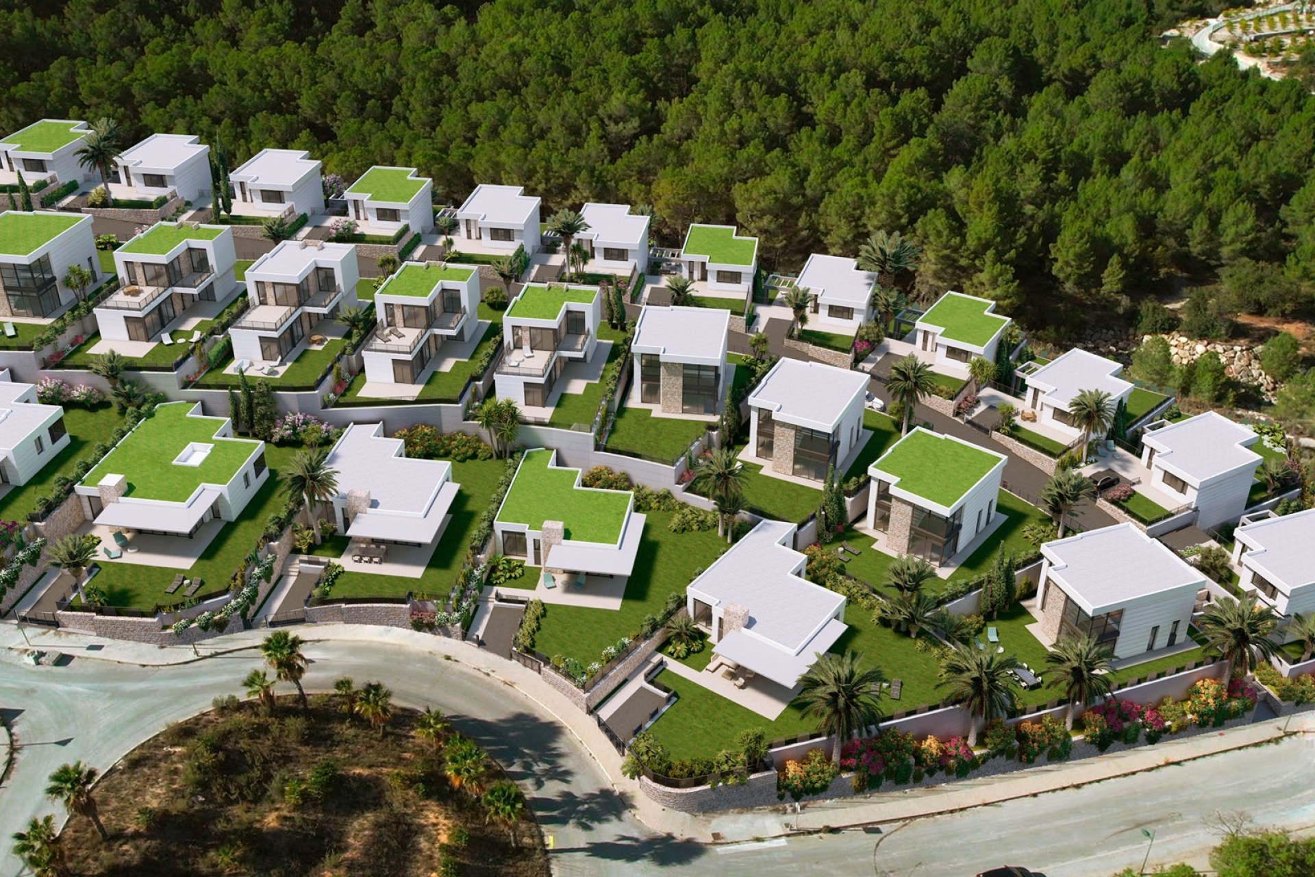 Neue Gebäude - Einfamilienhaus -
La Nucia/Polop - Polop 