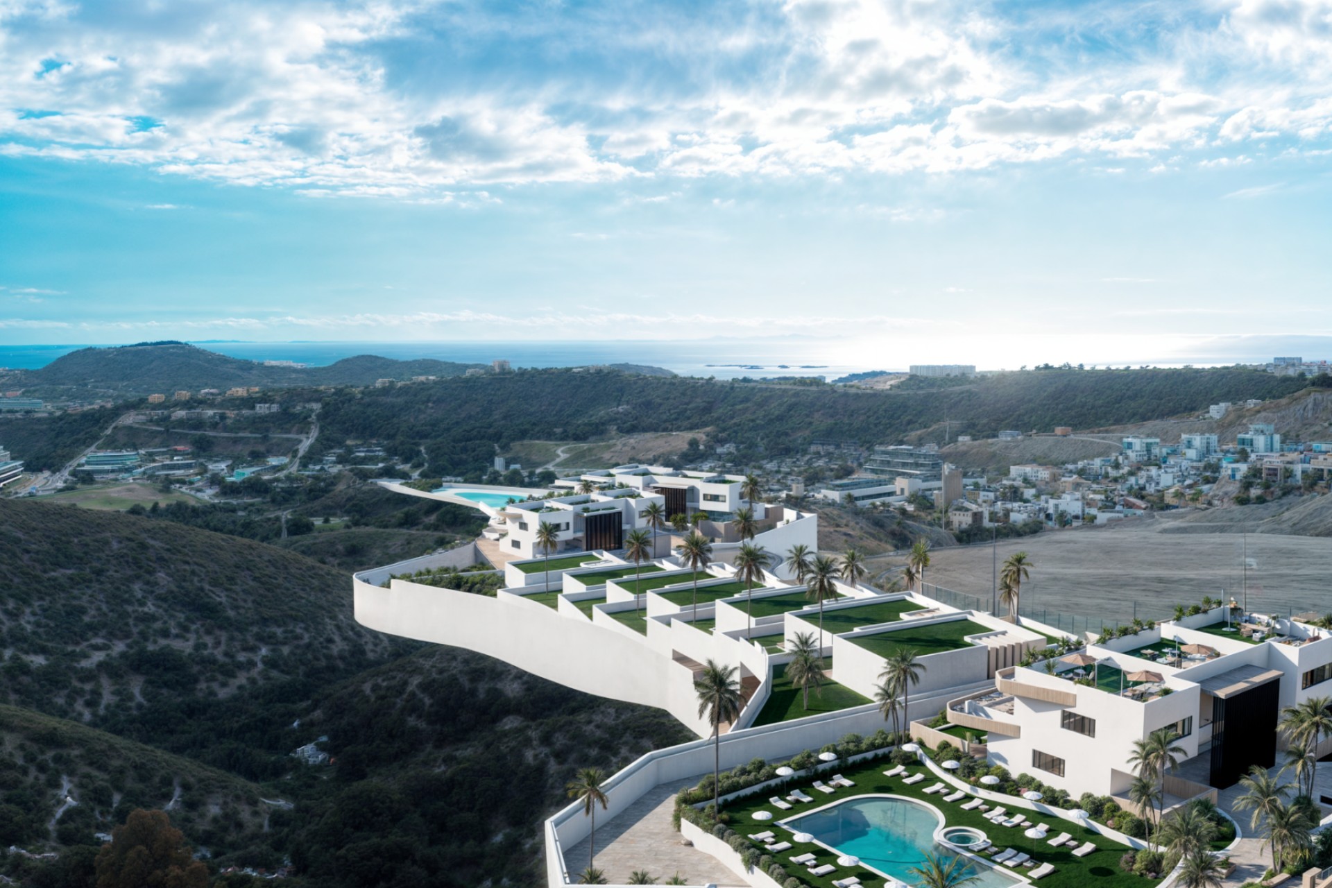 Nýbygging - Efri/neðri íbúð -
Finestrat - Sierra Cortina