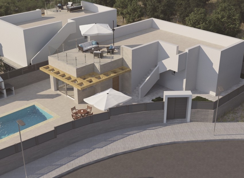 Nýbygging - Einbýli -
La Nucia/Polop - Polop 