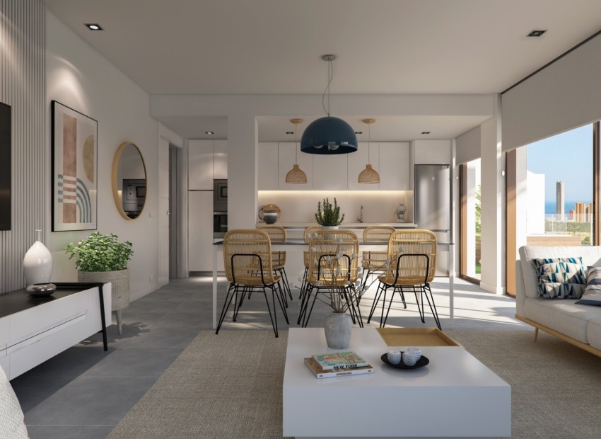 Nýbygging - Íbúð í fjölbýli -
Finestrat - Sierra Cortina