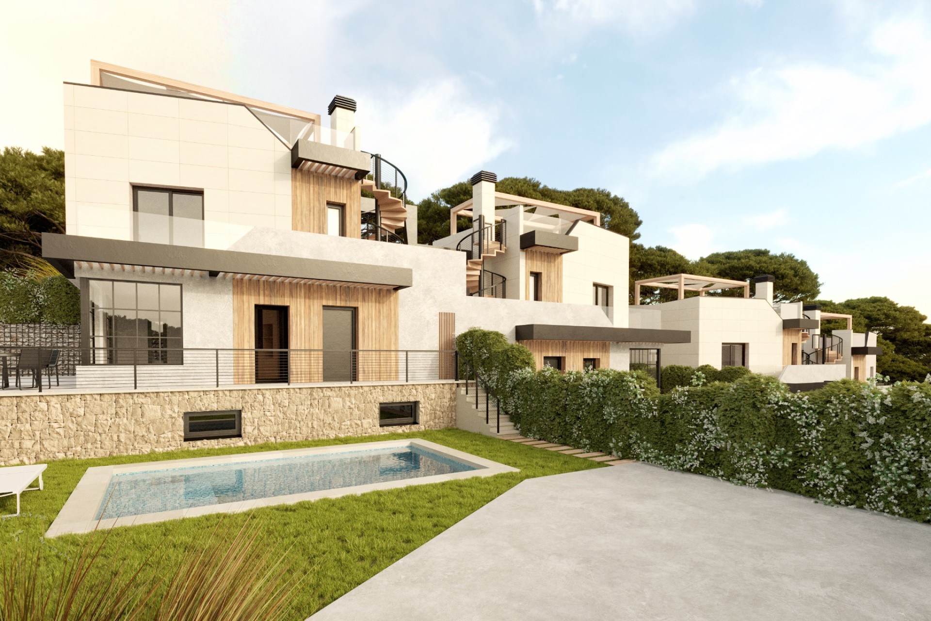 Obra nueva - Casa semi-adosada -
La Nucia/Polop - Polop 